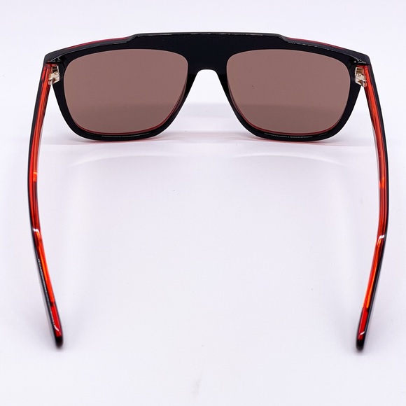 NEW GUCCI GG1039S 003 BLACK RED SUNGLASSES GUCCI - Picture 7 of 14